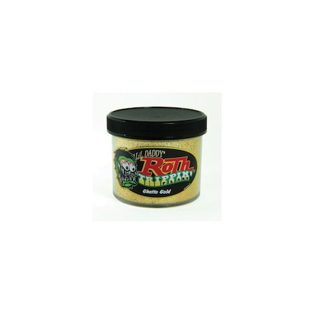 Roth Flake & Pearl Product Ghetto Gold Trippin' Metal Flake, .015 Standard Size, 2oz Jar TRF211